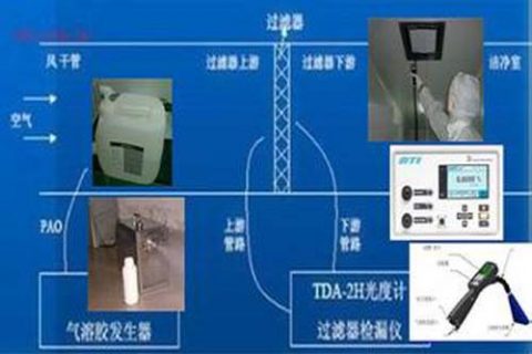 无尘车间高效过滤器检漏检测方法